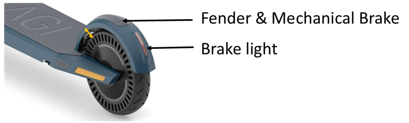 Unagi Voyager Brakes