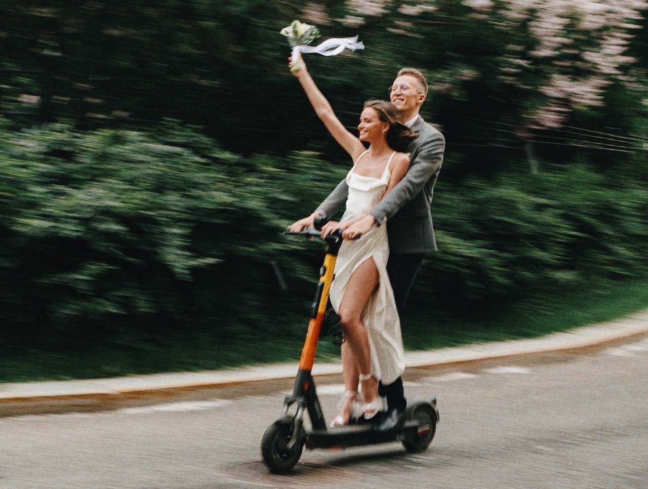 Smooth riding on electric scooter
