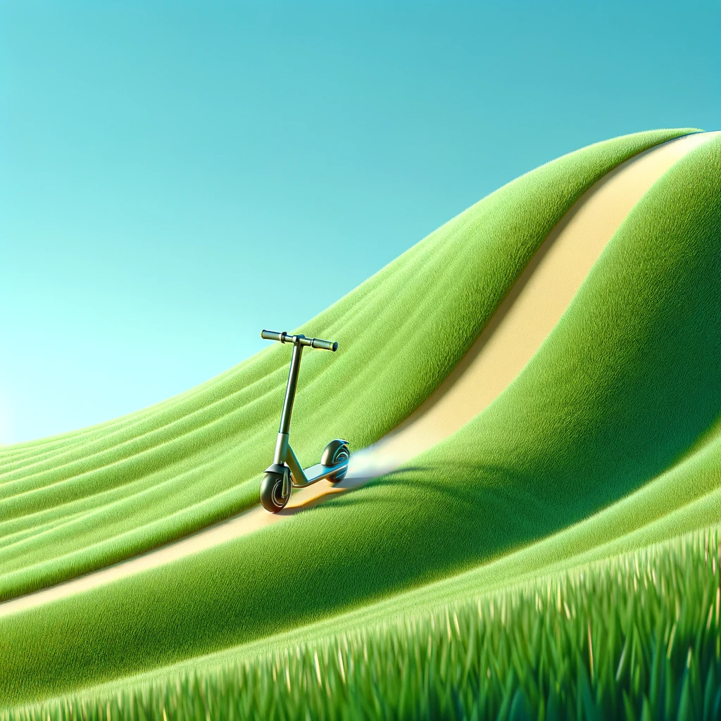 Riding Downhill