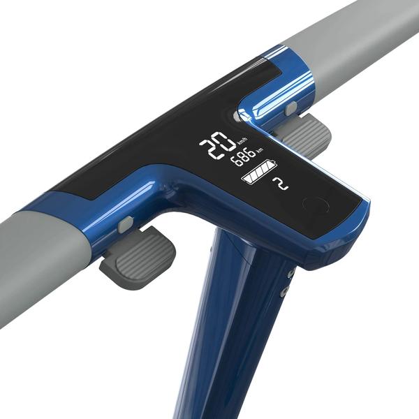 blue e scooter unagi handlebars
