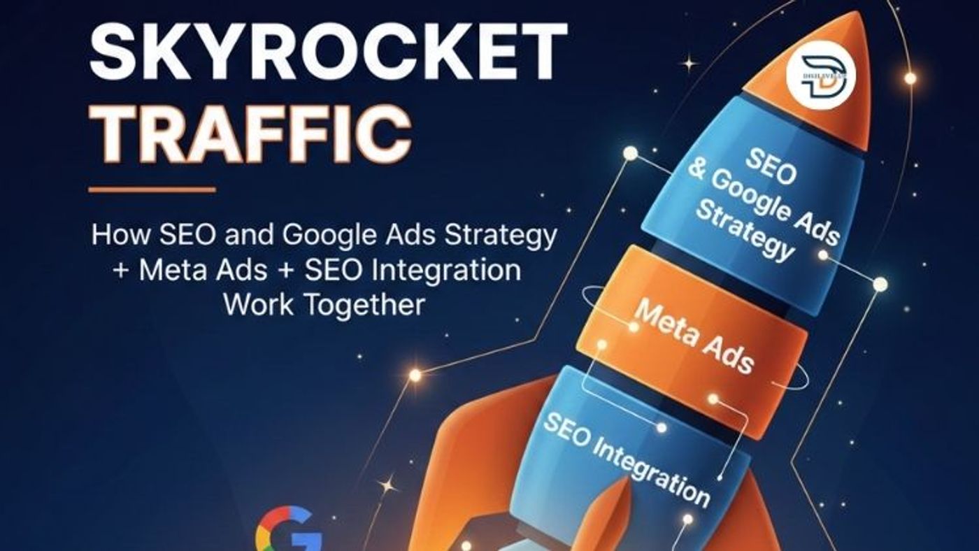 How SEO and Google Ads Strategy + Meta Ads + SEO Integration Work Together to Skyrocket Traffic