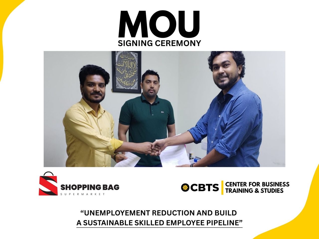 MoU With Shopping Bag Supermarket
