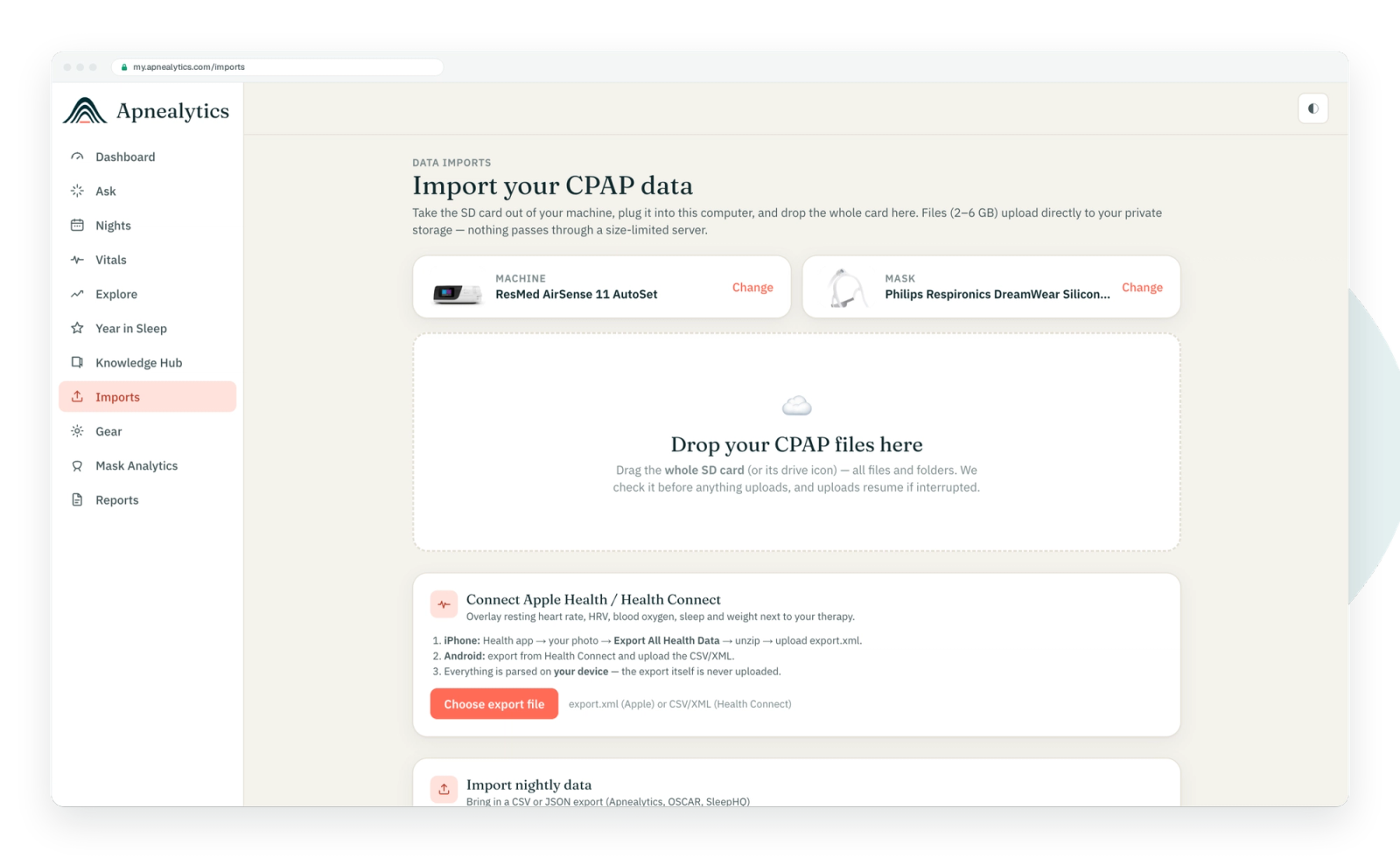 Getting started with Apnealytics