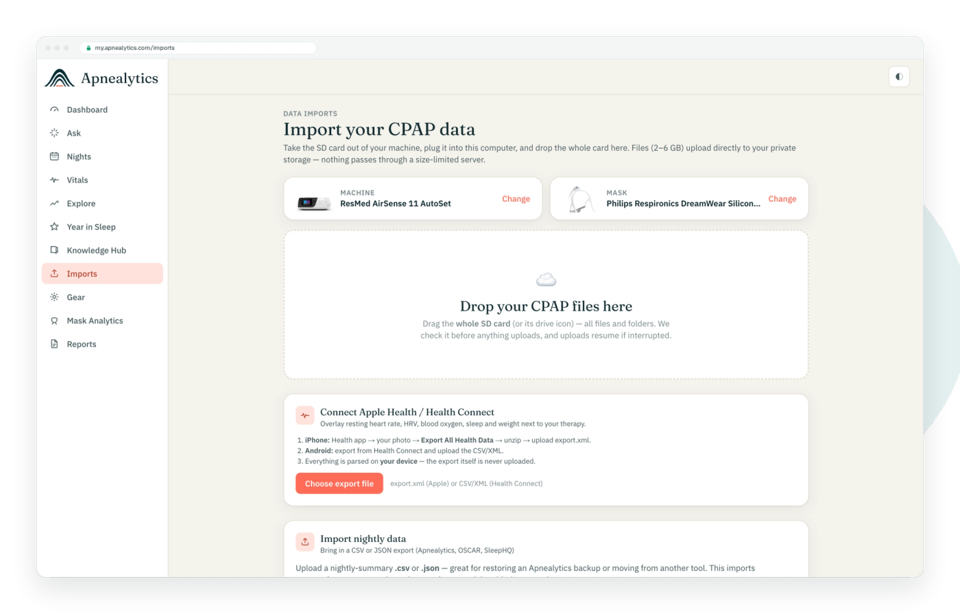 Export or delete your data