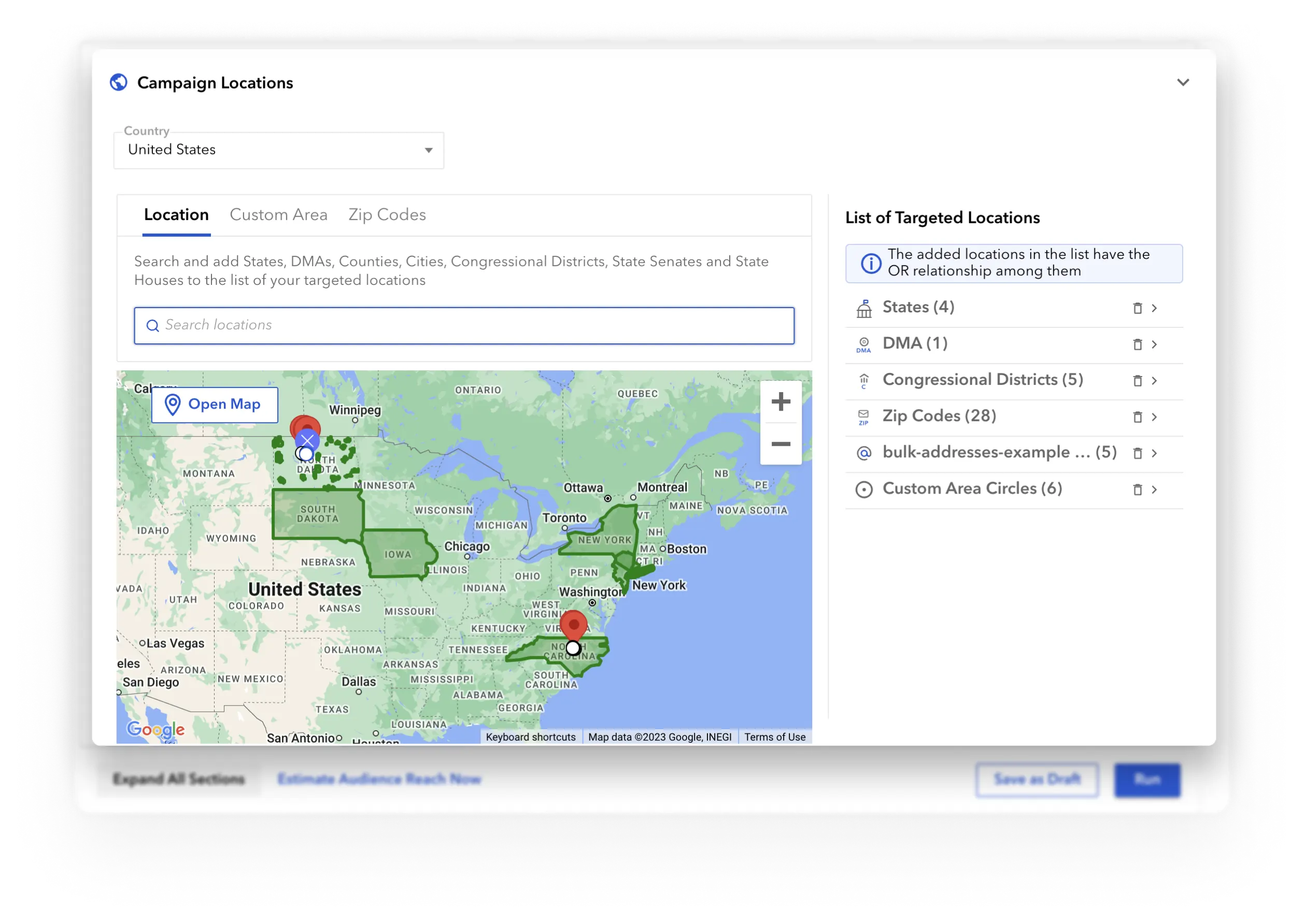 Location Targeting (Geo-fencing and Geo-farming)