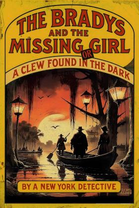 The Bradys and the Missing Girl; or, A Clew Found in the Dark cover