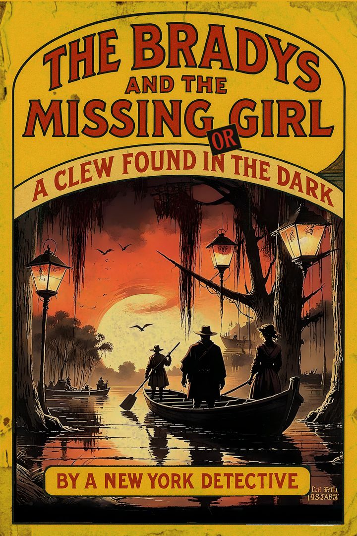 The Bradys and the Missing Girl; or, A Clew Found in the Dark cover