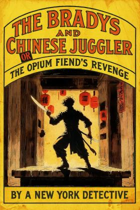 The Bradys and the Chinese Juggler; or, The Opium Fiends' Revenge cover