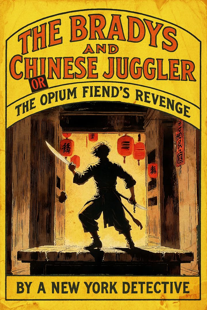 The Bradys and the Chinese Juggler; or, The Opium Fiends' Revenge cover