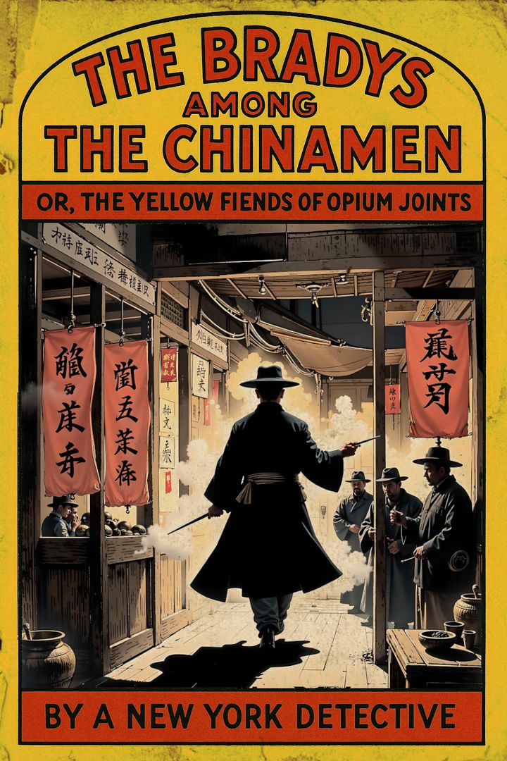 The Bradys Among the Chinamen; or, The Yellow Fiends of the Opium Joints cover