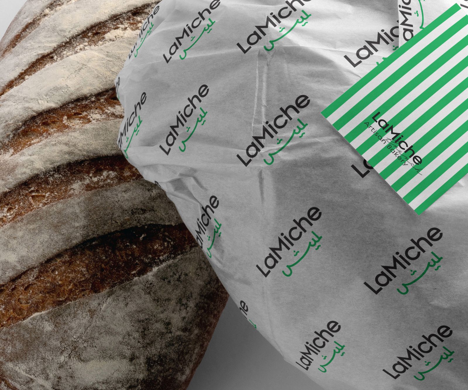 LaMiche wrapping paper