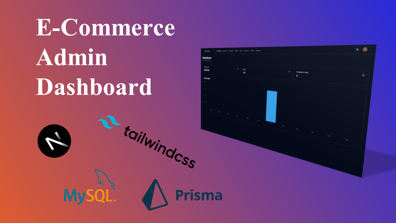 E-Commerce Admin Dashboard