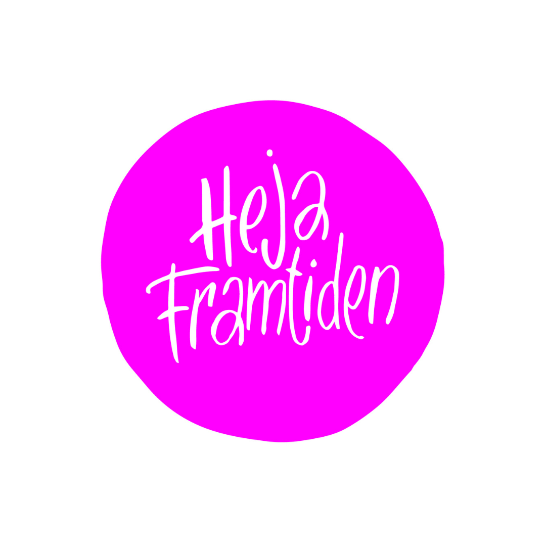 BYWRTRS partner Heja Framtiden rosa logotyp
