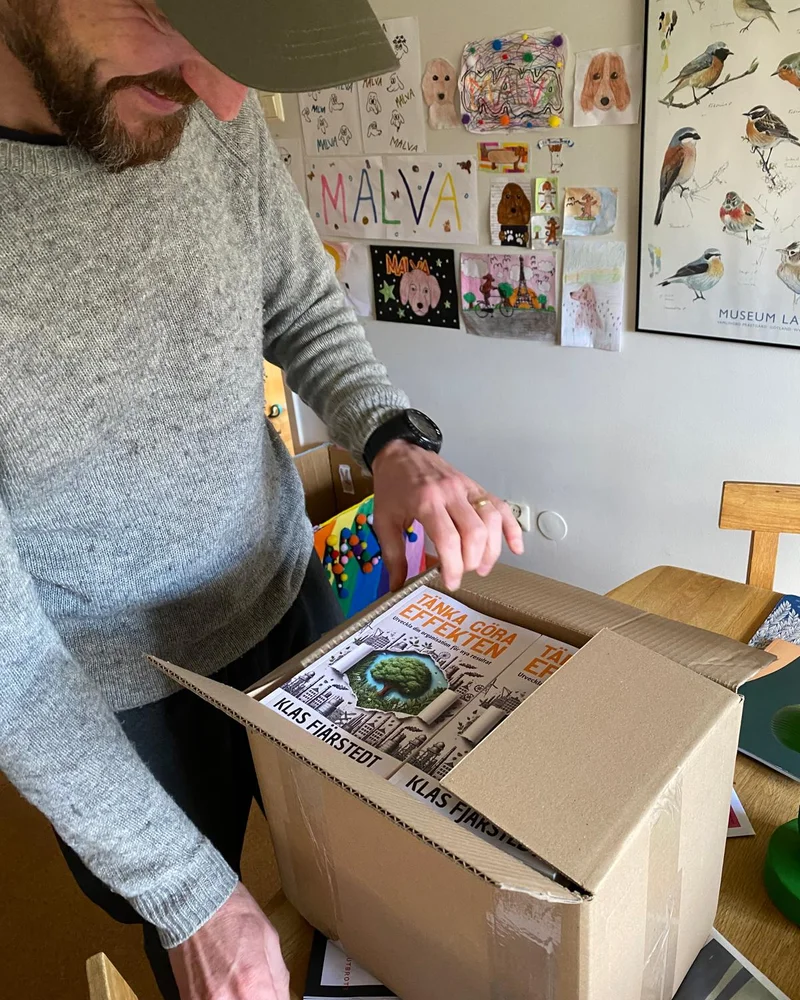 Är målbilden att stå med din bok i handen?