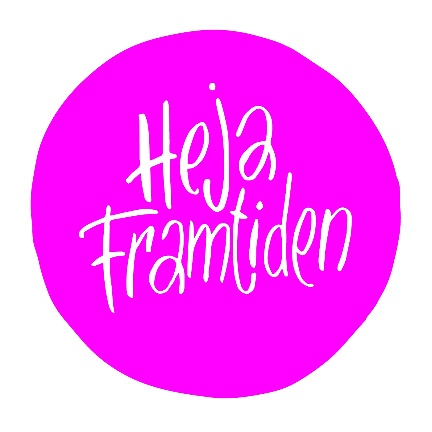BYWRTRS partner Heja Framtiden rosa logotyp