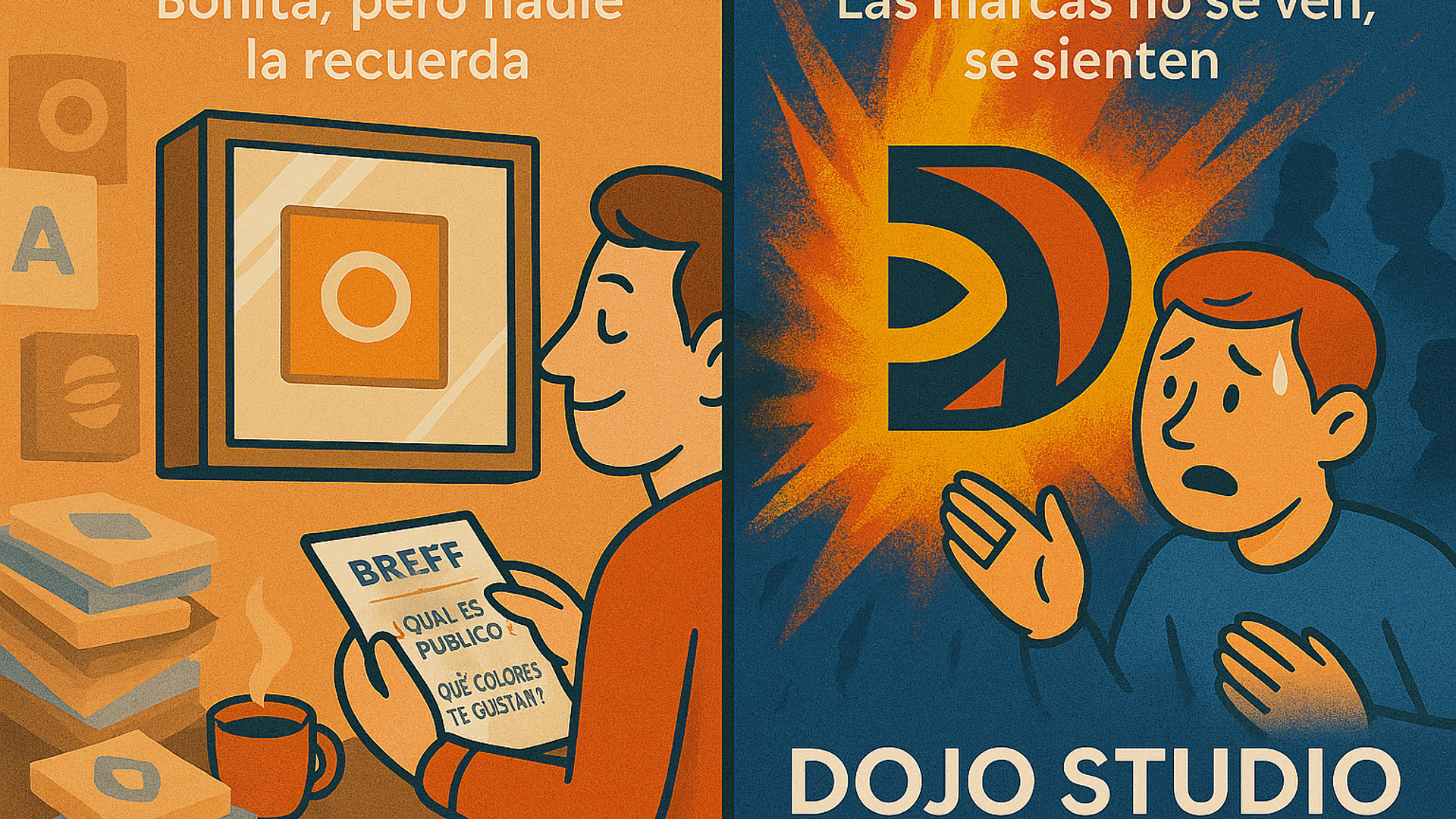 “Tu marca no es bonita, es olvidable”