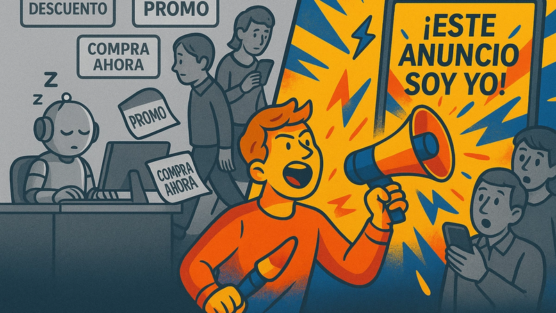 “Tus anuncios parecen diseñados por ChatGPT con sueño”