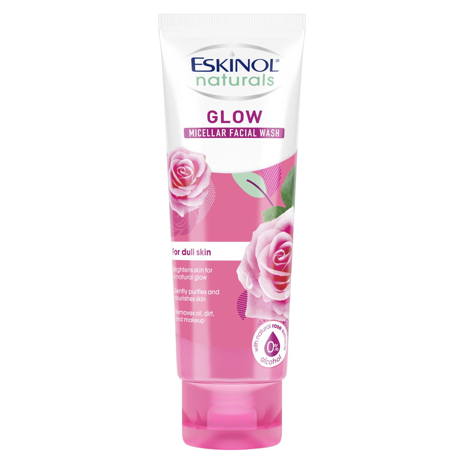 Eskinol Naturals Micellar Facial Wash Glow with Natural Rose