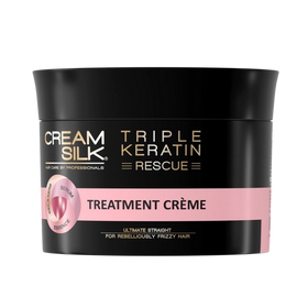 Cream Silk Triple Keratin Rescue Ultimate Straight Treatment Crème