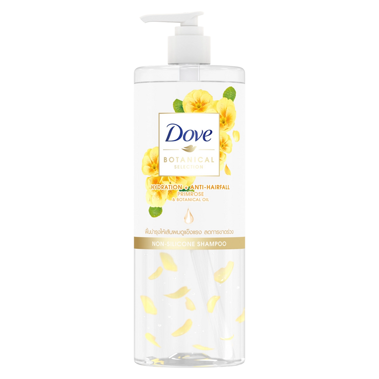 DOVE Botanical Anti Hair Fall Shampoo Silicone Free Primrose