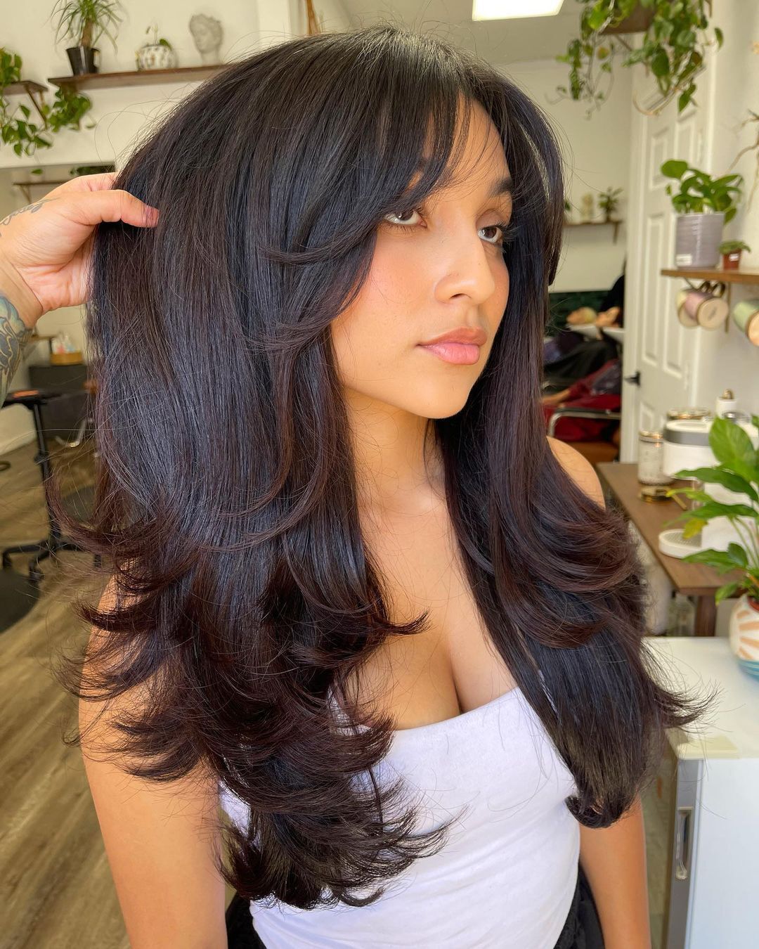 Natural highlights for 2024 black hair