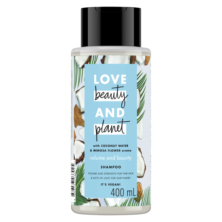 Love Beauty and Planet Coconut Water & Mimosa Flower Volume and Bounty Shampoo