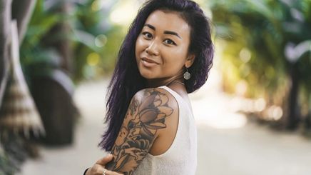 Mental health tattoos on women