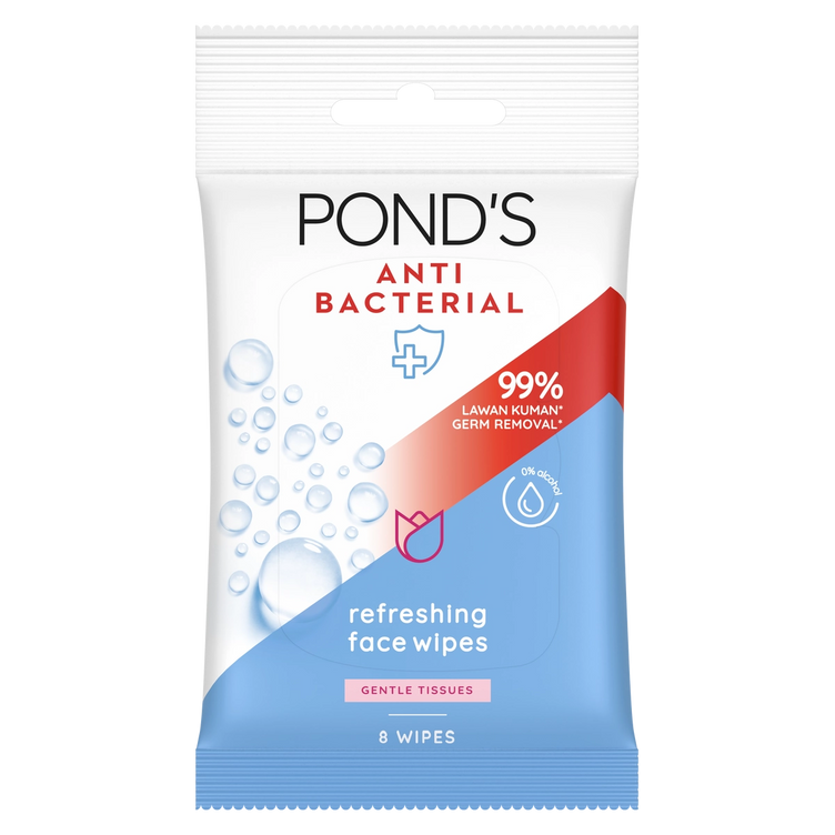 POND'S Antibacterial Cleansing Wipes 8pcs