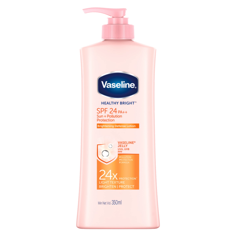 Vaseline Healthy Bright SPF24 PA++ Sun + Pollution Protection Brightening Defense Lotion