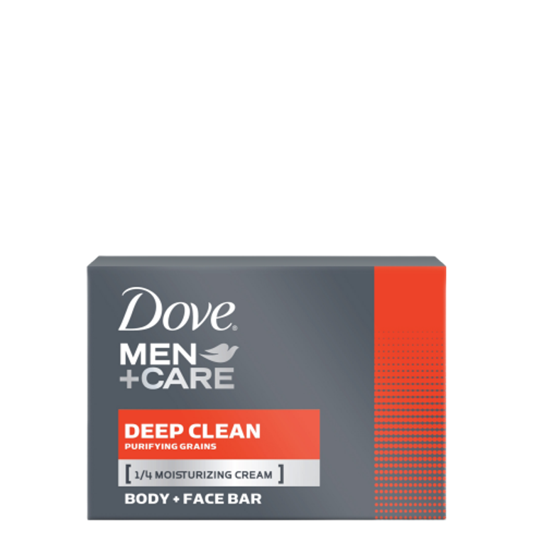 dove men care deep clean body and face bar