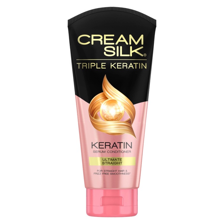 Cream Silk Triple Keratin Rescue Ultimate Straight Conditioner