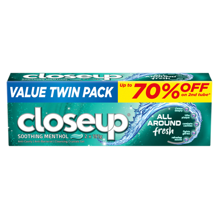 Close Up All Around Fresh Soothing Menthol Toothpaste 
