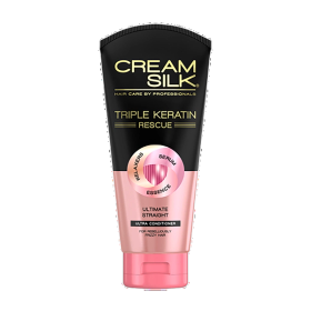 Cream Silk Triple Keratin Rescue Ultimate Straight