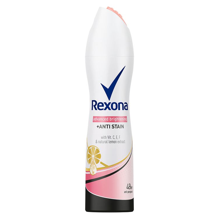 Rexona Advanced Brightening + Anti Stain Anti-Perspirant Deo Spray