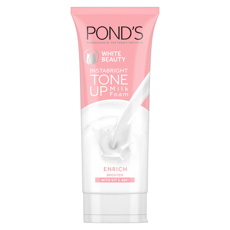 ponds instabright tone up facial foam