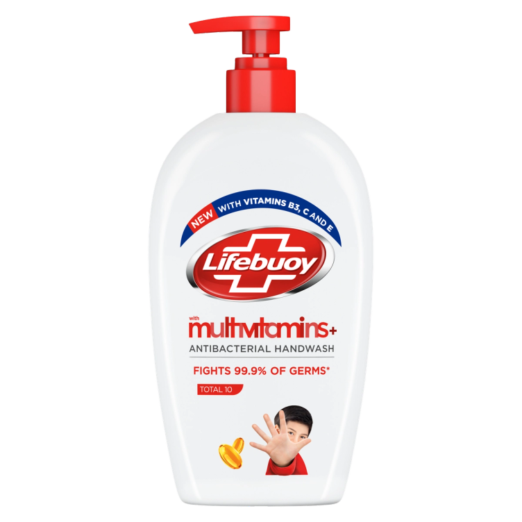 Lifebuoy Antibacterial Hand Wash with Multivitamins+ Total 10