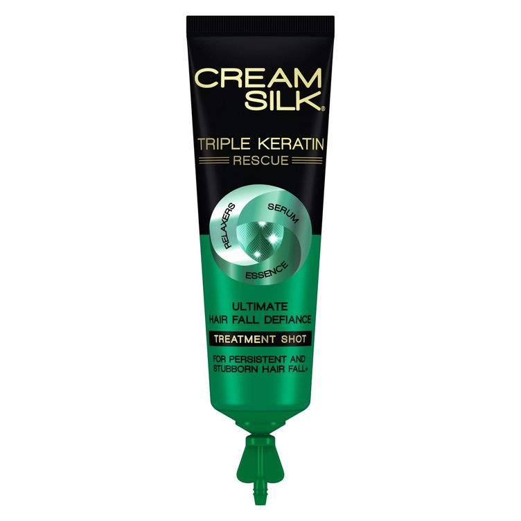 Cream Silk Triple Keratin Rescue Ultimate Hair Fall Defiance Treatment Shot