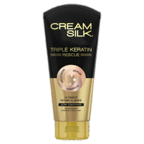 Cream Silk Triple Keratin Rescue Ultimate Repair & Shine