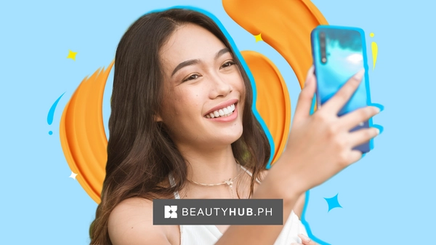 Filipino woman taking a selfie