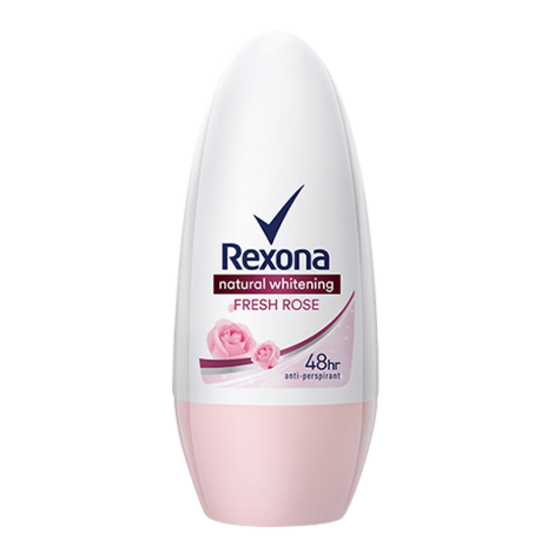 Rexona Women Natural Brightening Fresh Rose Roll-on Antiperspirant Deodorant 
