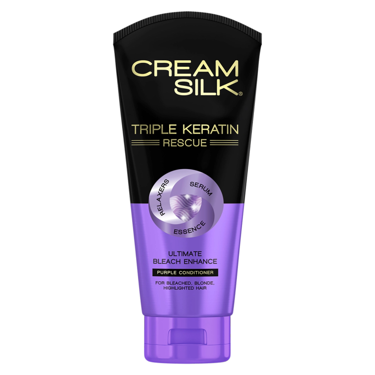 Cream Silk Triple Keratin Rescue Ultimate Bleach Enhance Conditioner