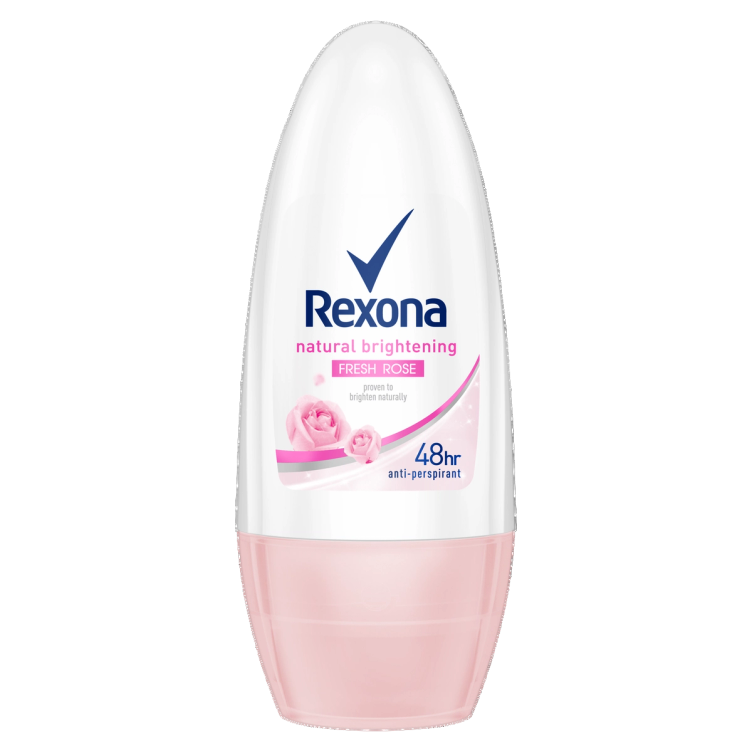 Rexona Women Natural Brightening Fresh Rose Roll-on Antiperspirant Deodorant 