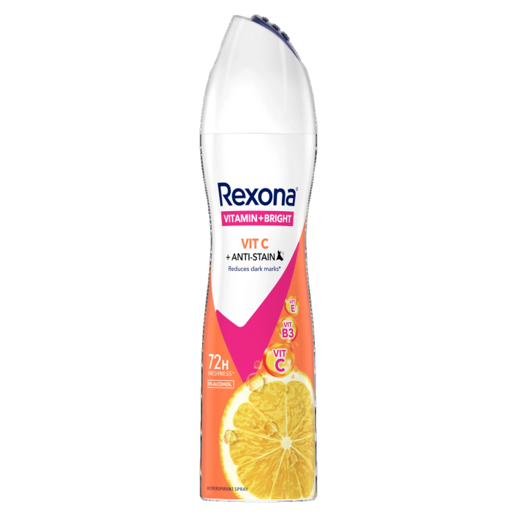 Rexona Vitamin + Bright Deodorant Spray Vit C + Anti-Stain 135ml