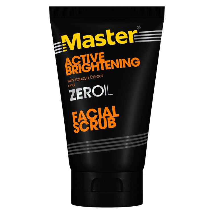 Master Facial Scrub Active Brightening With Papaya Extract And Zero Oil