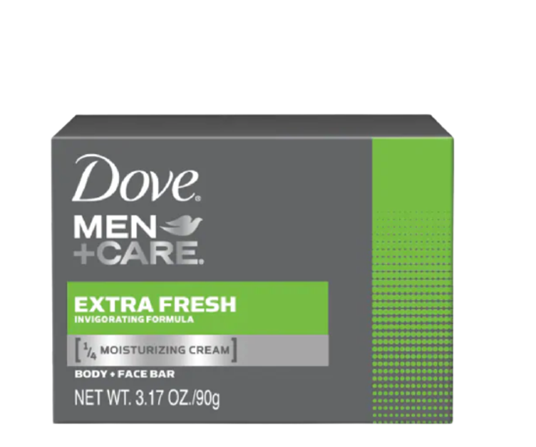 dove men care extra fresh body and face bar
