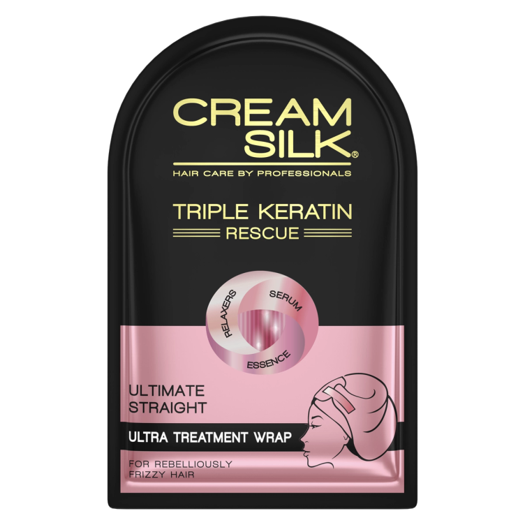 Cream Silk Triple Keratin Rescue Ultimate Straight Ultra Treatment Wrap