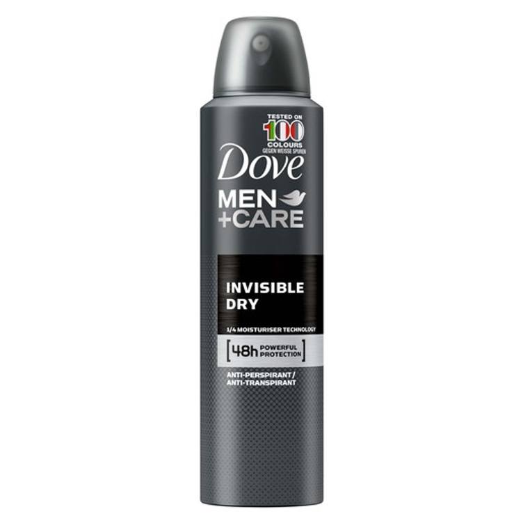 Dove Men Deodorant Spray Invisible Dry 150ml