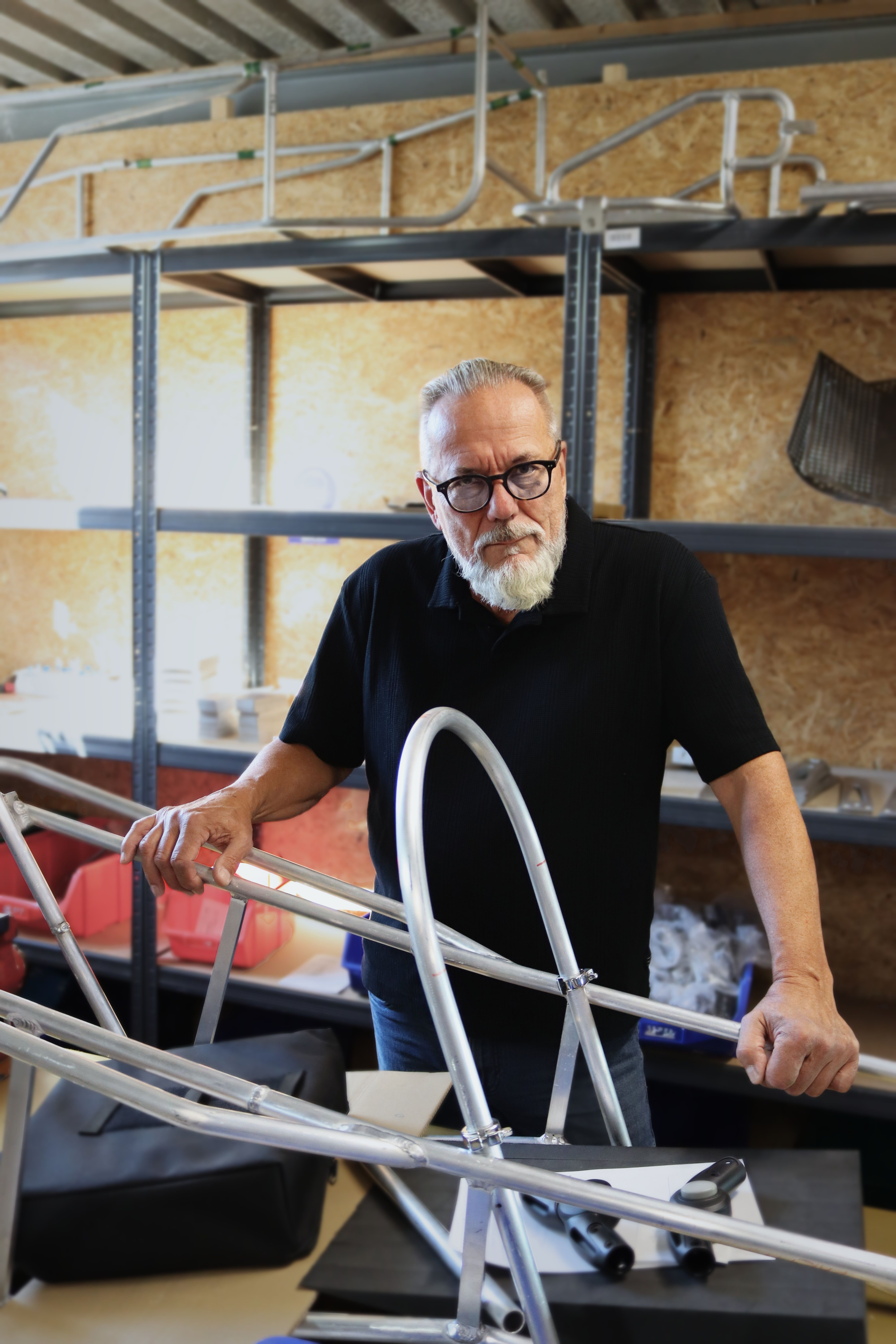 He stopped writing about sport and started building strollers. He wanted to bring sport back to those who had lost it.