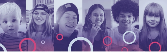 Illustrasjonsbilde av mange unger Barn- og ungekongressen 2025