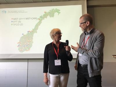 Nina Tollefsen, assisterende fagdirektør i Utviklingsavdeling ungdom, og Knut Taraldsen, spesialrådgiver i samme avdeling.